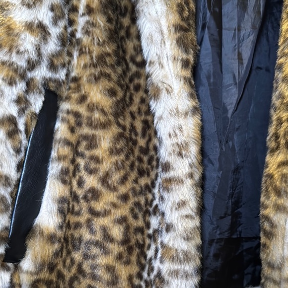 Via Spiga Brown Teddy Jacket with Plush Material and Large Collar - Picture 4 of 5